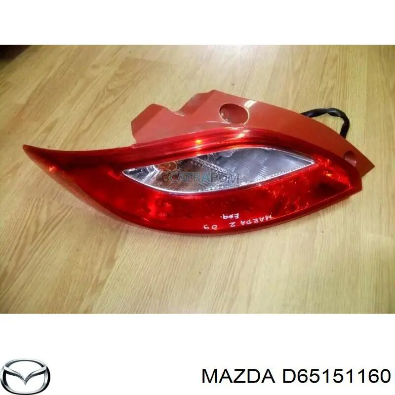 Comprar D65151160M Mazda Piloto trasero izquierdo