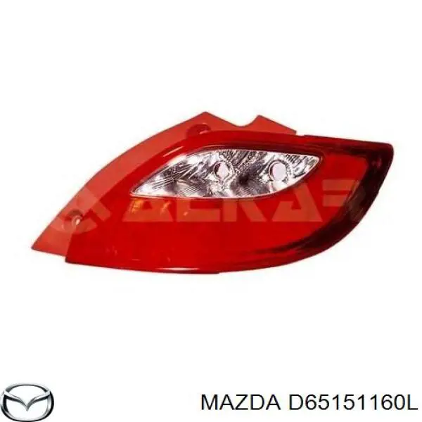Piloto trasero izquierdo Mazda D65151160L precio, desde 71,15 EUR