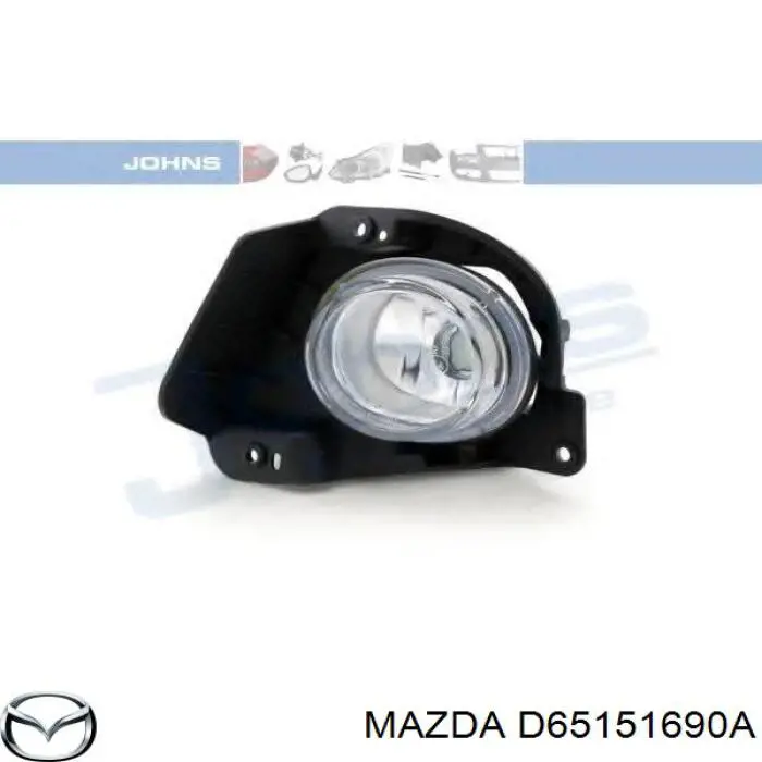 Luces antiniebla  izquierdo Mazda D65151690A precio, desde 52,09 EUR