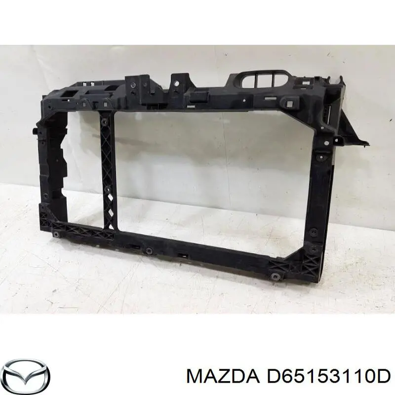 Soporte de radiador completo (panel de montaje para foco) para Mazda 2 (DE)