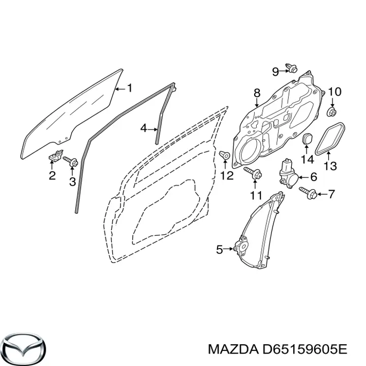  Mazda D65159605E precio, desde 48,23 EUR