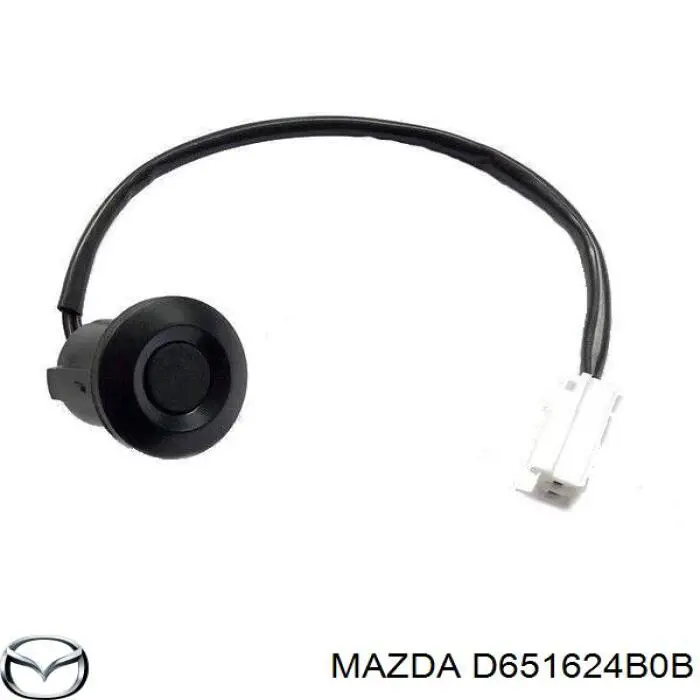 D651624B0B Mazda boton de accion de bloqueo de la tapa maletero (3/5 puertas traseras)