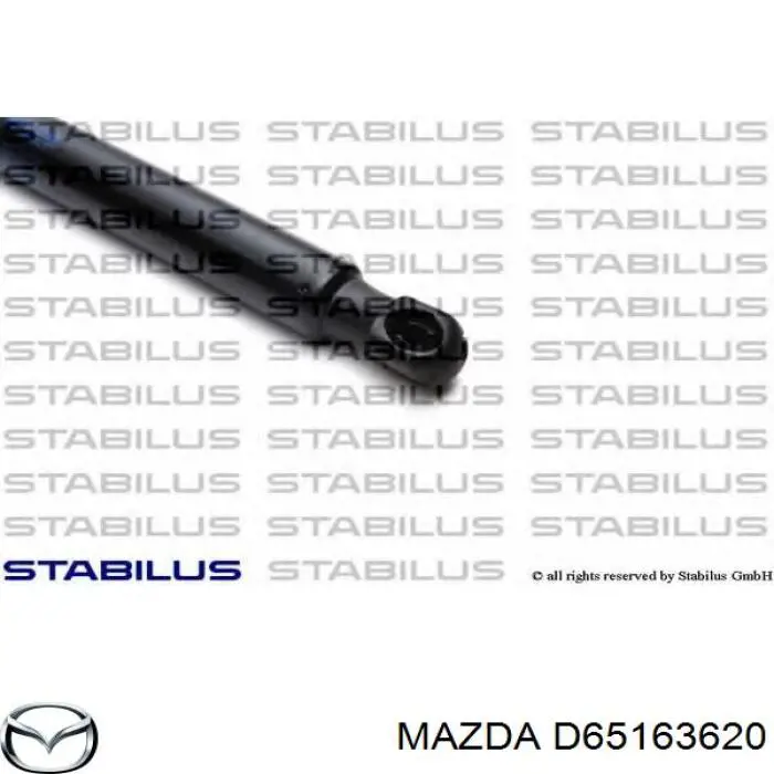 Amortiguador maletero D65163620A Mazda