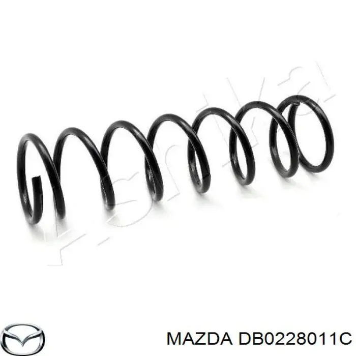 DB0228011C Mazda muelle de suspensión eje trasero