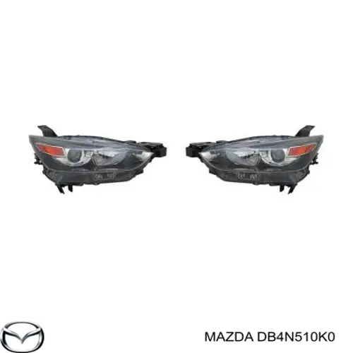 DB4N510K0 Mazda faro derecho