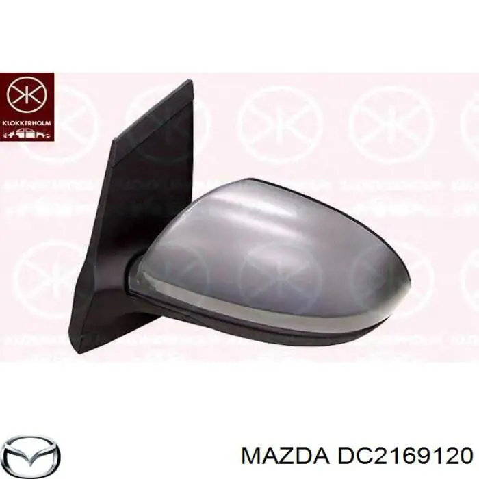 DDY0691A1 Mazda espejo retrovisor derecho
