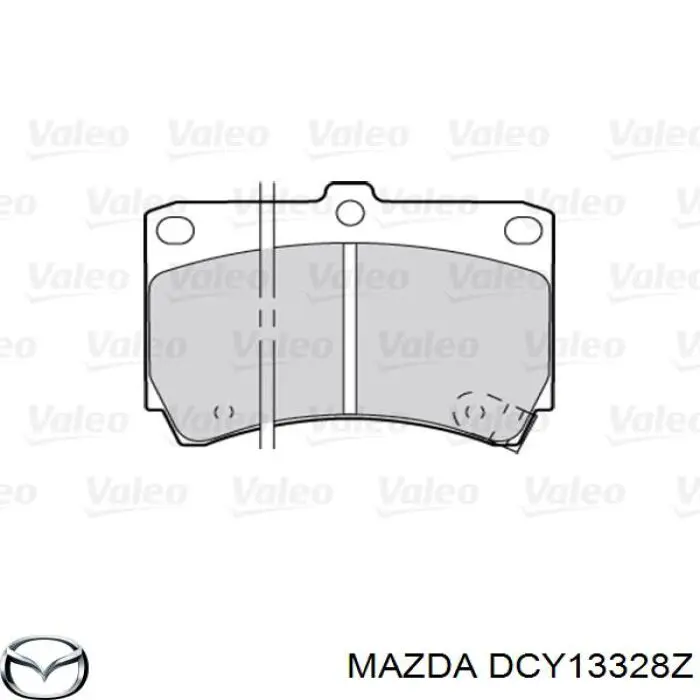 Pastillas de freno delanteras Mazda 323 BA