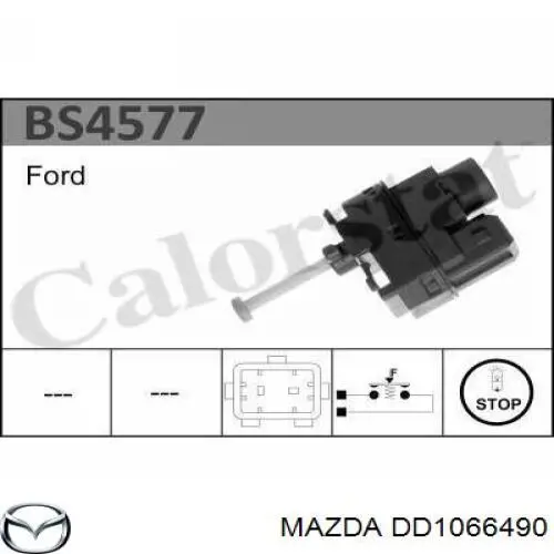 DD1066490 Mazda interruptor luz de freno