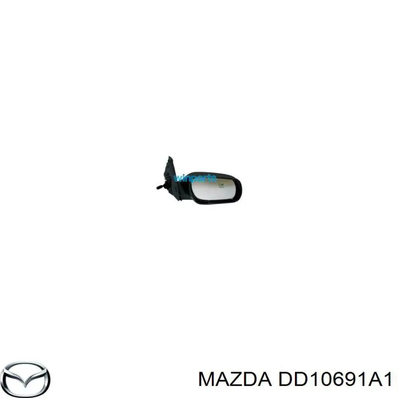 Superposicion(Cubierta) De Espejo Retrovisor Derecho Mazda 2 (DY)