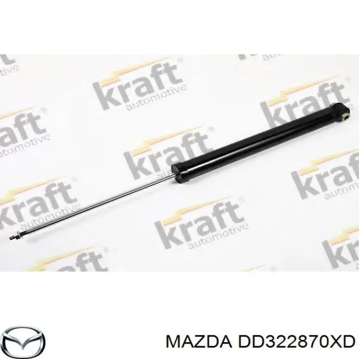 Amortiguador trasero DD322870XD Mazda