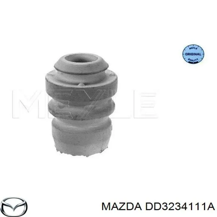 Almohadilla de tope, suspensión delantera para Mazda 2 (DY)