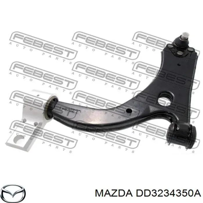 Brazo inferior izquierdo de la suspensión delantera 2S613051AF Ford