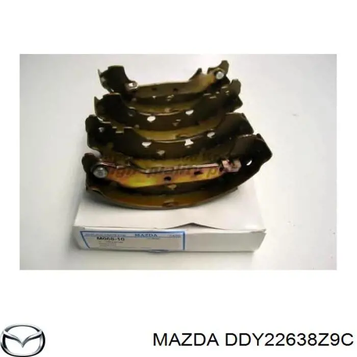 DDY22638Z9C Mazda zapatas de frenos de tambor traseras