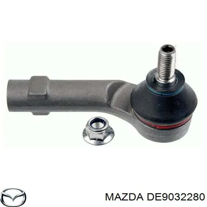 Comprar DE9032280 Mazda Rótula barra de acoplamiento exterior