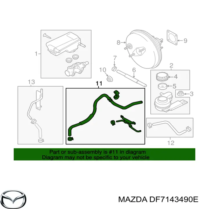  Mazda DF7143490E precio, desde 195,64 EUR