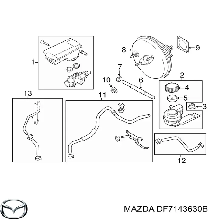  Mazda DF7143630B precio, desde 32,70 EUR