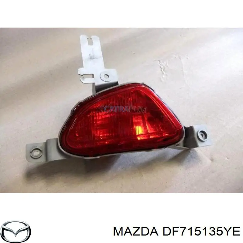 Reflector, paragolpes trasero, derecho Mazda 2 (DE)