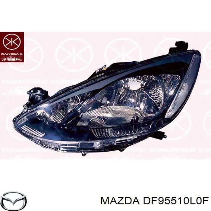 DF95510L0F Mazda faro izquierdo