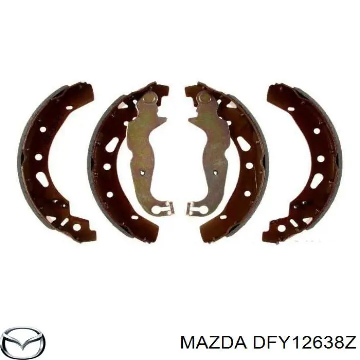 Zapatas de freno de tambor traseras Mazda DFY12638Z precio, desde 31,90 EUR