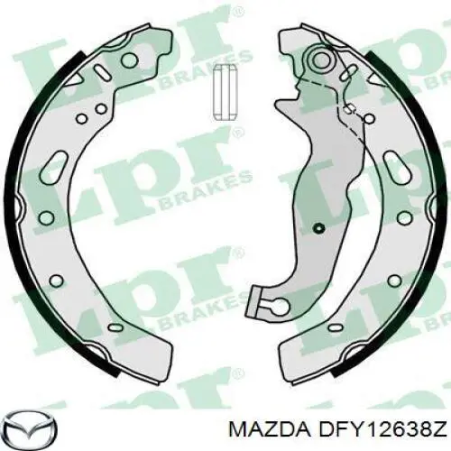 Comprar DFY12638Z Mazda Zapatas de freno