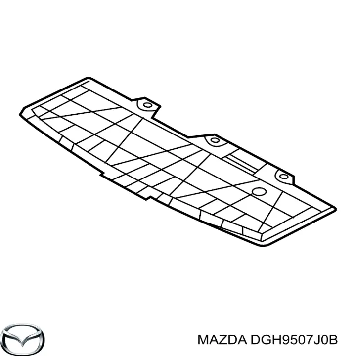 Moldura de parachoques delantero derecho para Mazda CX-30 (DM)