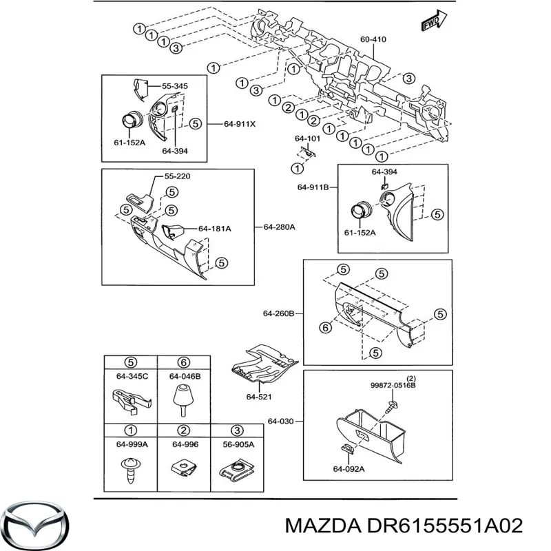 DR6155551A02 Mazda 