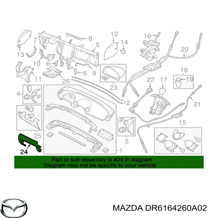 DR6164260A02 Mazda 