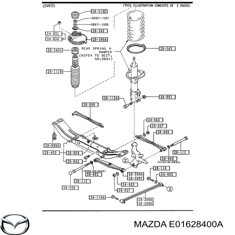 E01628400A Mazda