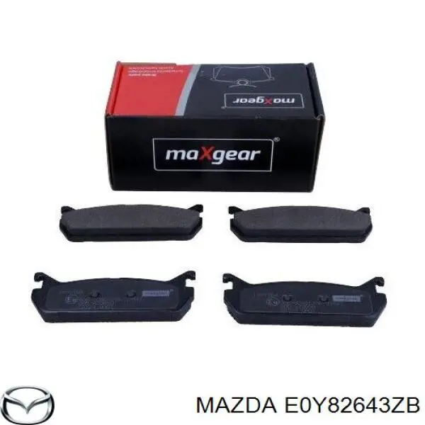 E0Y82643ZB Mazda pastillas de freno traseras