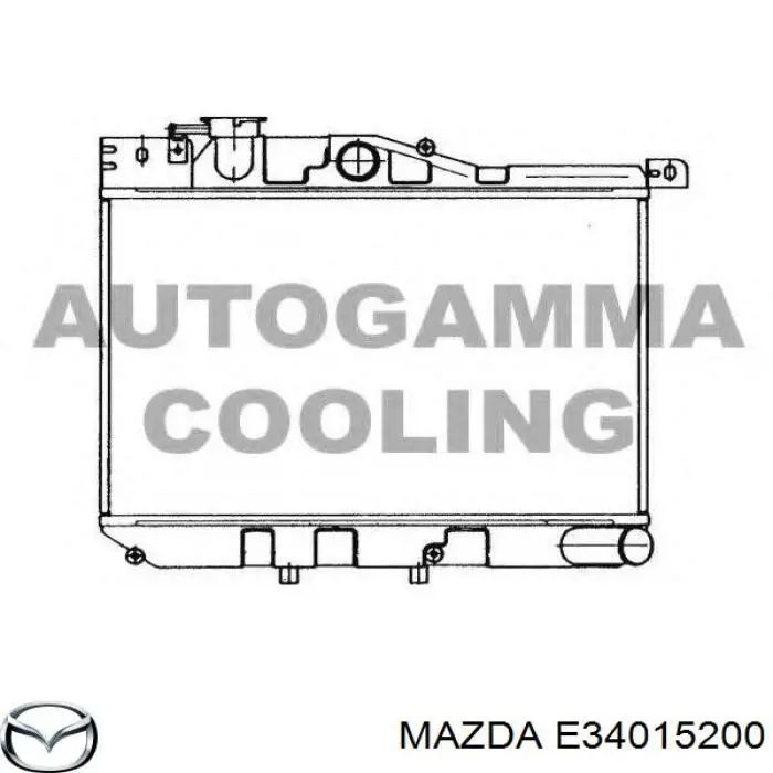 E340-15-200 Mazda radiador