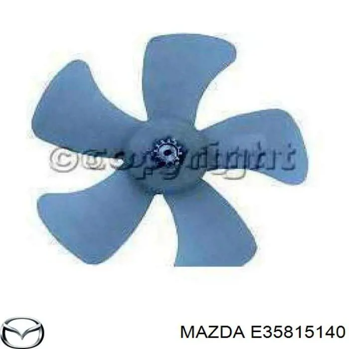 B6DN15150 Mazda Motor eléctrico, ventilador del radiador 