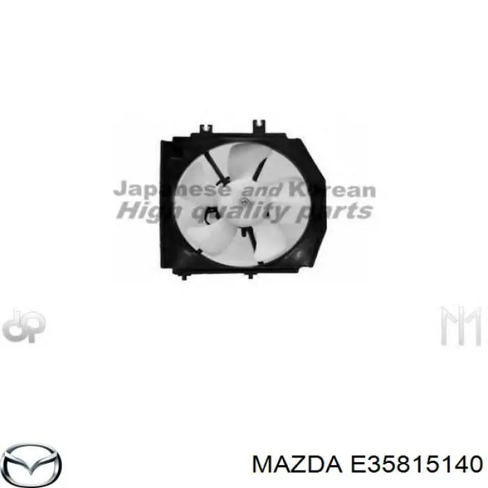 E35815140 Mazda motor ventilador del radiador