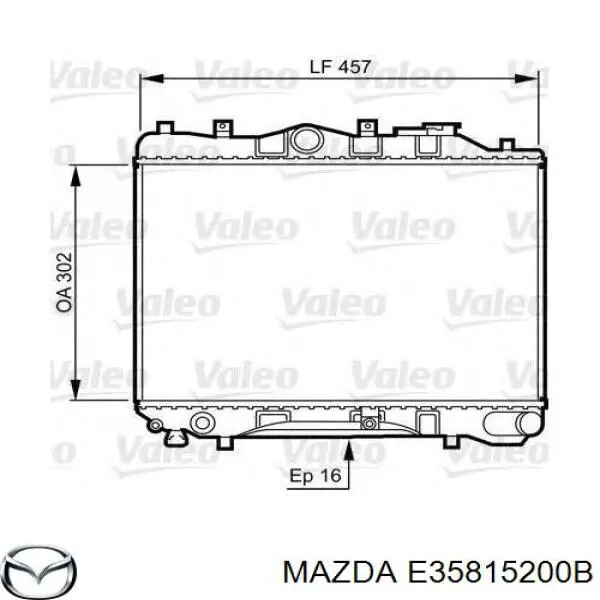 E35815200B Mazda Refrigeración del motor