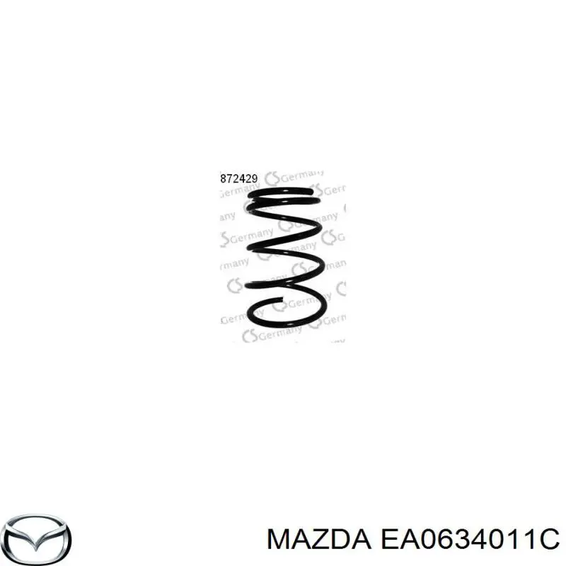 EA0634011C Mazda muelle de suspensión eje delantero
