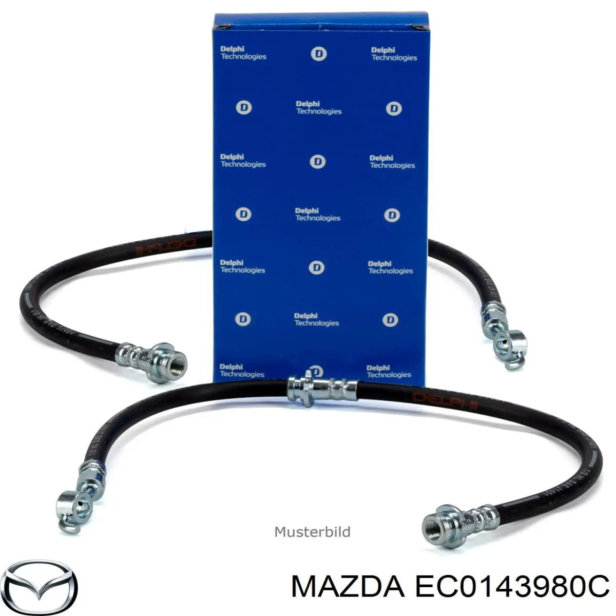 EC0143980C Mazda latiguillo de freno delantero