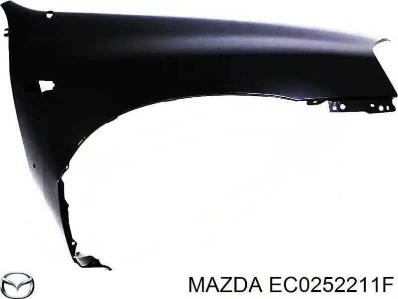 EC0252211F Mazda guardabarros delantero izquierdo