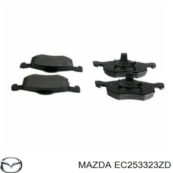 EC253323ZD Mazda pastillas de freno delanteras