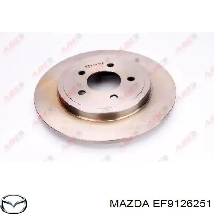 EF9126251 Mazda disco de freno trasero