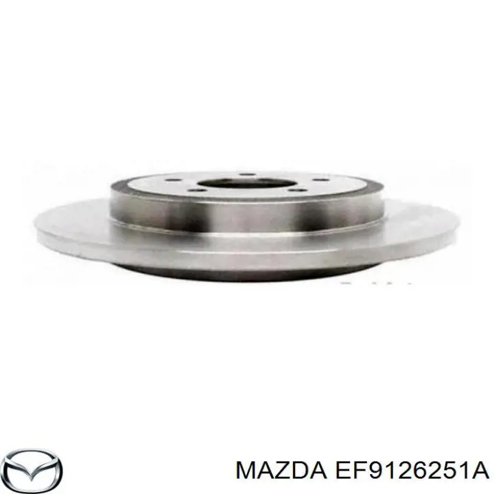 EF9126251A Mazda disco de freno trasero