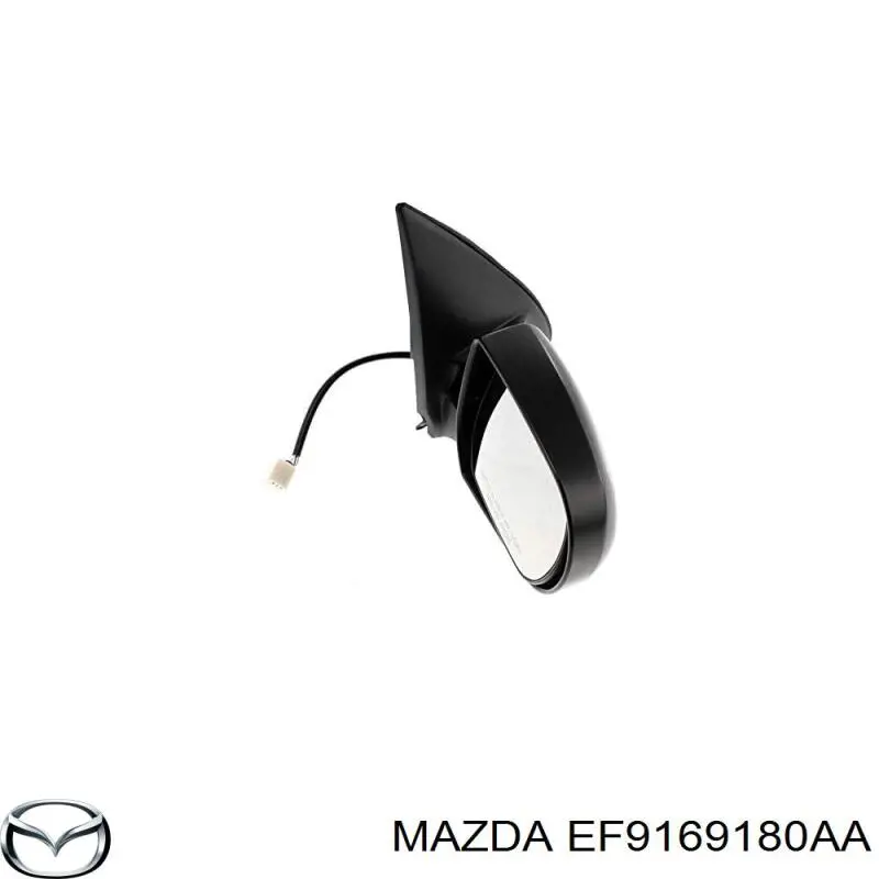 EF9169180AA Mazda espejo retrovisor izquierdo