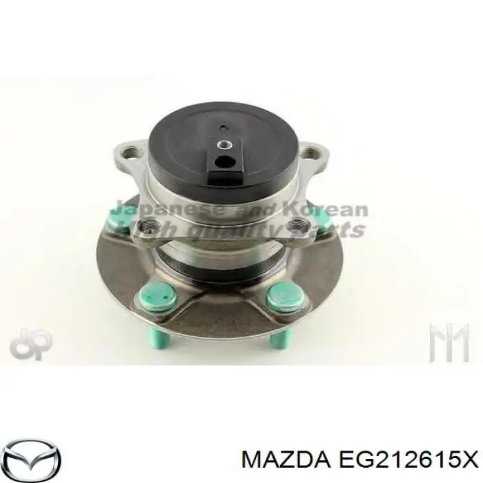EG212615X Mazda cubo de rueda trasero