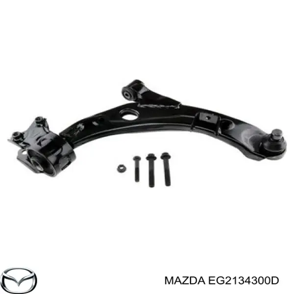 Brazo inferior derecho de la suspensión delantera EG2134300D Mazda
