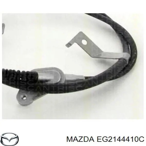 EG2144410C Mazda Cable de freno de mano trasero derecho