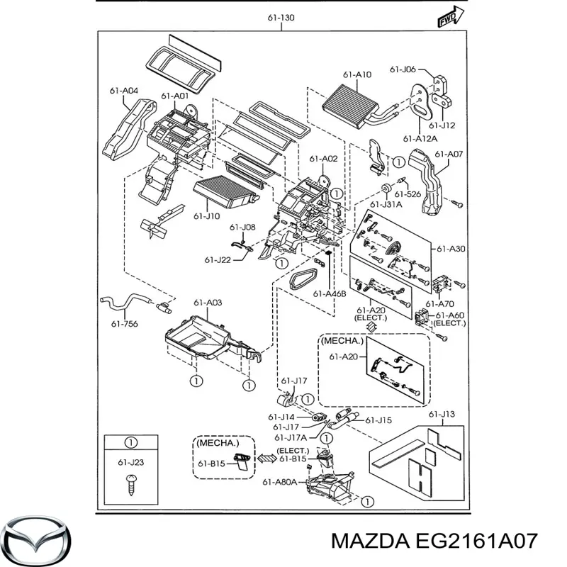  Mazda EG2161A07 precio, desde  
