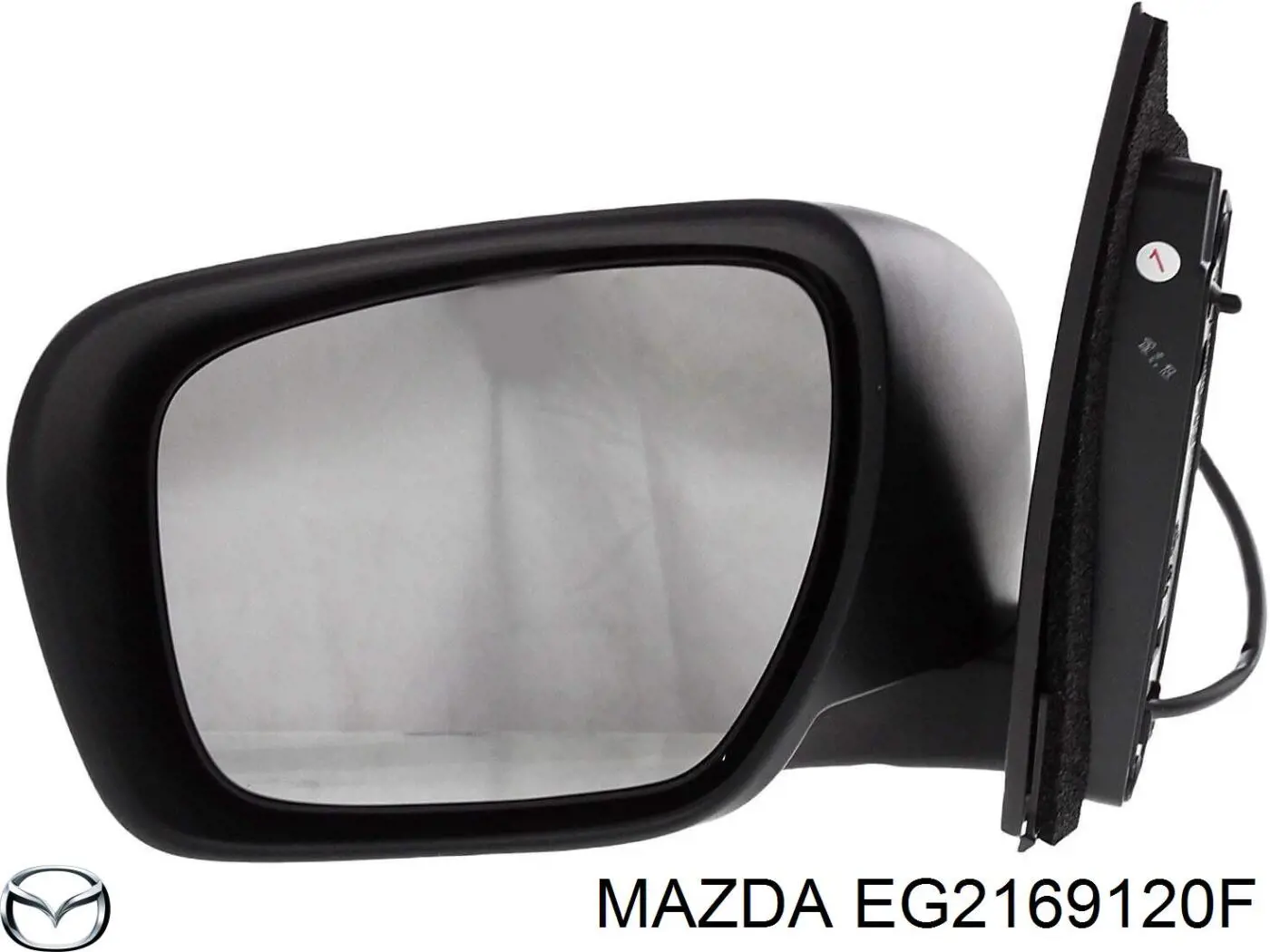 EG2169120F Mazda espejo retrovisor derecho