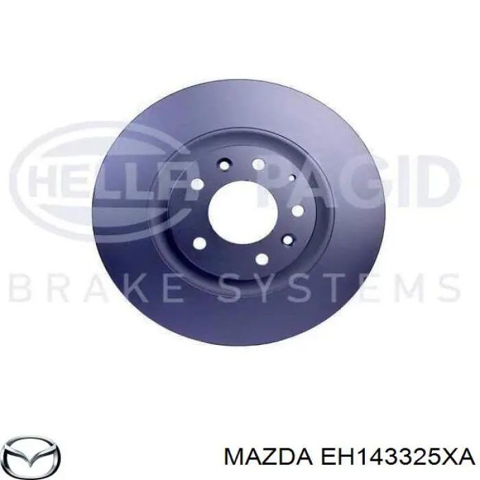 Disco de freno delantero Mazda EH143325XA