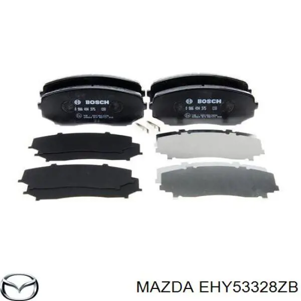 EHY53328ZB Mazda pastillas de freno delanteras