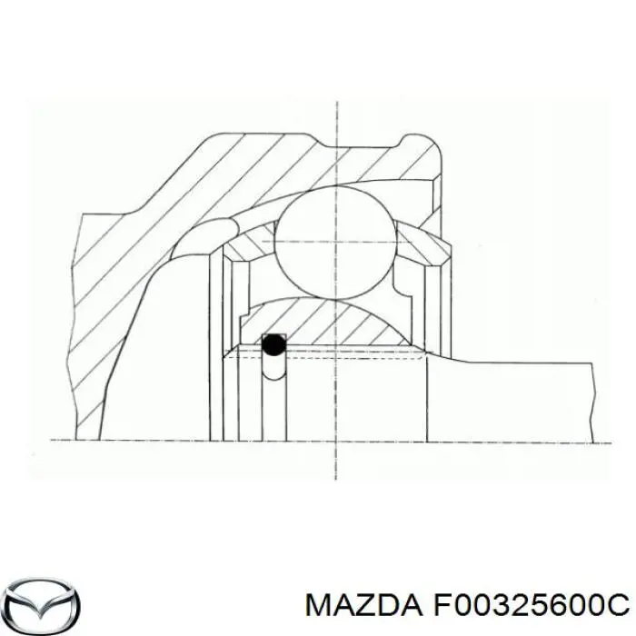 F00325600C Mazda junta homocinética exterior delantera