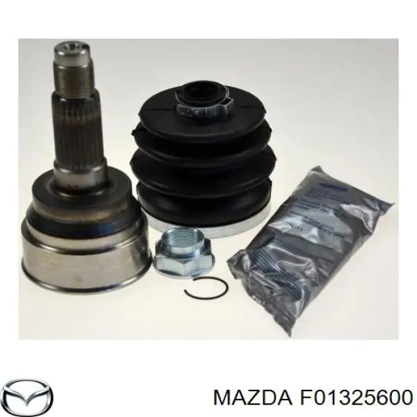 F01325600 Mazda árbol de transmisión delantero derecho