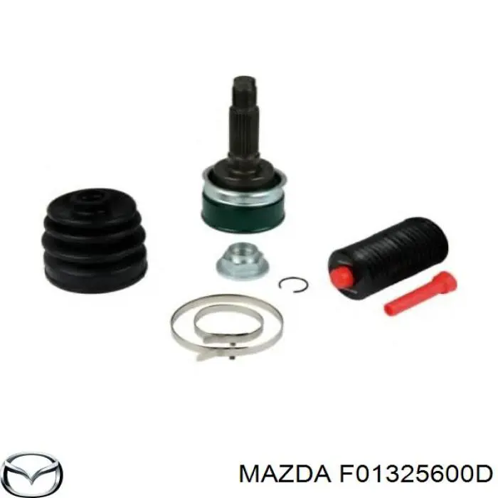 F01325600D Mazda árbol de transmisión delantero izquierdo